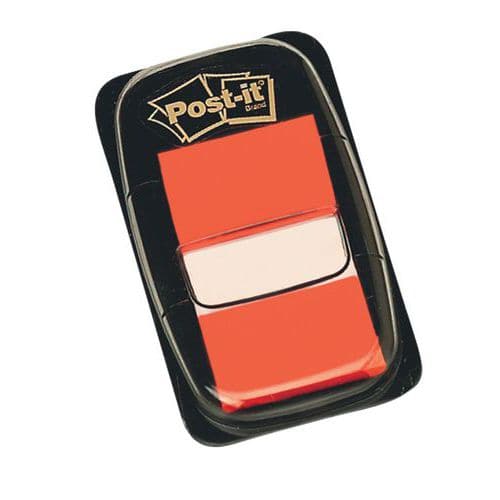 Zakładki indeksujące POST-IT® (680-4), 25x43mm, 50 kart., pomarańczowe
