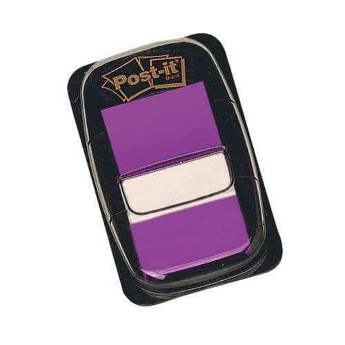 Zakładki indeksujące POST-IT® (680-8), 25x43mm, 50 kart., purpurowe