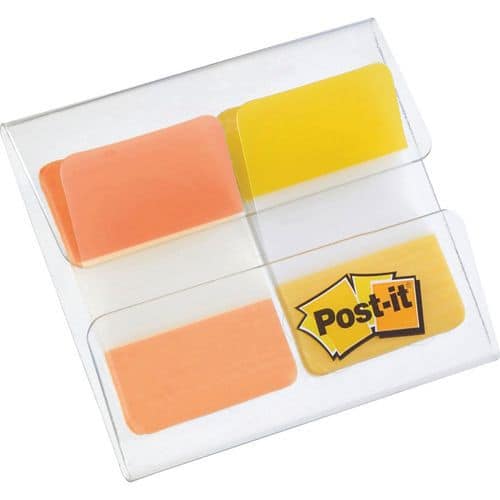 Zakładki indeksujące POST-IT® do archiwizacji (686-OY), silne, 38x25,4mm, 2x8 kart., mix kolorów