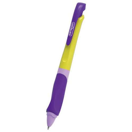 Długopis automatyczny KEYROAD Easy Writer, 1,0mm., pakowany na displayu, mix kolorów