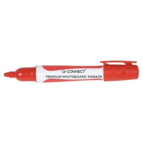 Marker do tablic Q-CONNECT Premium, gum. rękojeść, okrągły, 2-3mm (linia)