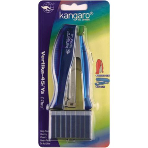 Zszywacz KANGARO Vertika-45 C-THRU+zszywki, zszywa do 30 kartek, blister Zszywacz KANGARO Vertika-45 C-THRU+zszywki, zszywa do 30 kartek, blister