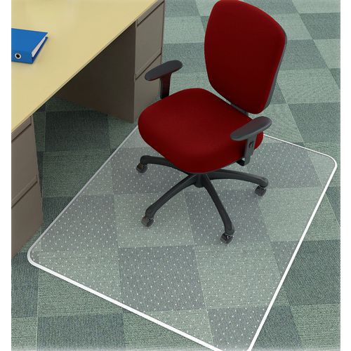 Mata pod krzesło Q-CONNECT, na dywany, 150x120cm, prostokątna