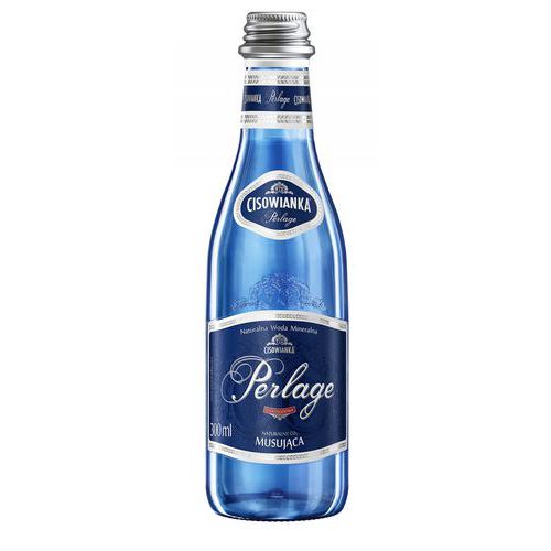 Woda CISOWIANKA Perlage, musująca, butelka szklana, 0,3l