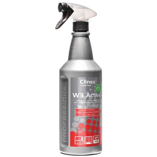 Preparat CLINEX W3 Active BIO 1L 77-512, do mycia sanitariatów i łazienek Preparat CLINEX W3 Active BIO 1L 77-512, do mycia sanitariatów i łazienek