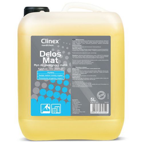 Płyn do pielęgnacji mebli CLINEX Delos Mat 5L 77-141