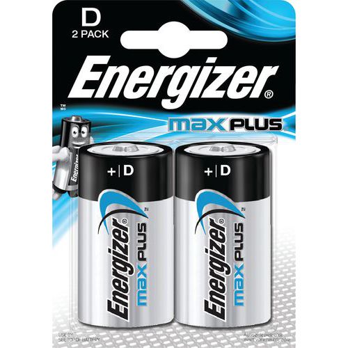 Bateria ENERGIZER Max Plus, D, LR20, 1,5V, 2szt.