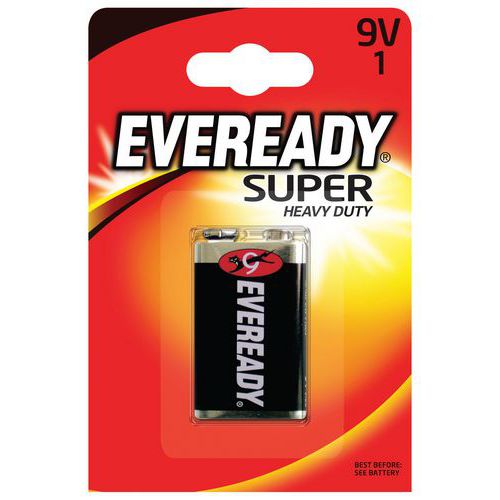 Bateria EVEREADY Super Heavy Duty, E, 6F22, 9V