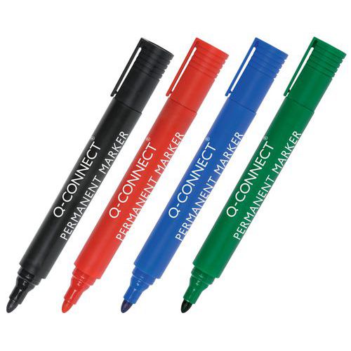 Marker permanentny Q-CONNECT, okrągły, 1,5-3mm (linia)