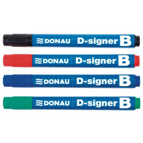 Marker do tablic DONAU D-Signer B, okrągły, 2-4mm (linia)