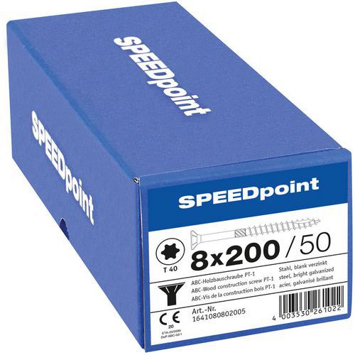 Wkręty do drewna Speedpoint TX z łbem stożkowym ø 8 mm