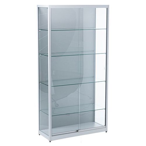 Szklane gabloty produktowe Manutan Expert, 197,2 x 100 x 40 cm