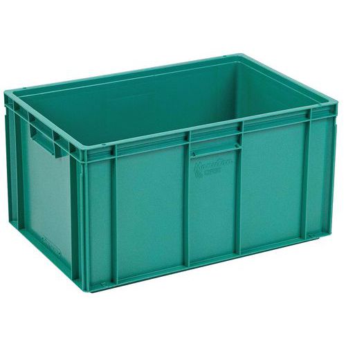 Plastikowe skrzynki Euro Manutan Expert, zielone, 4 - 60 l