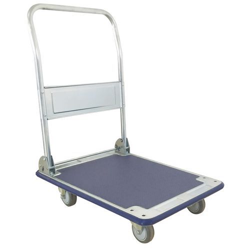 Wózek platformowy ze składanym uchwytem Manutan Expert, do 200 kg