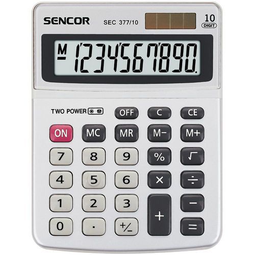 Kalkulator Sencor SEC 377/10 Podwójny