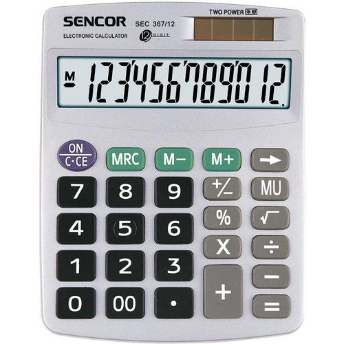 Kalkulator Sencor SEC 377/10 Podwójny