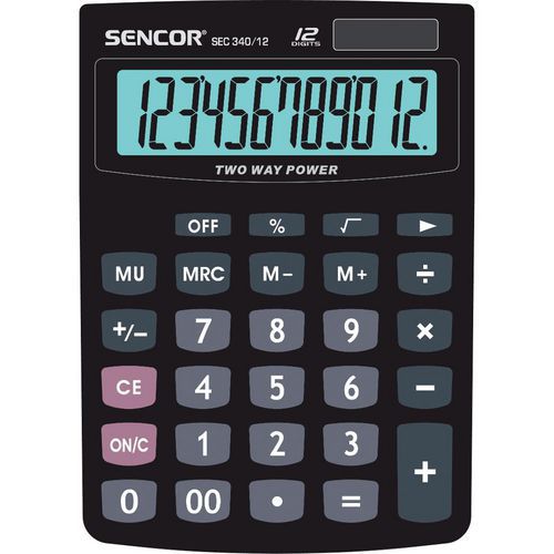 Podwójny kalkulator Sencor SEC 340/12