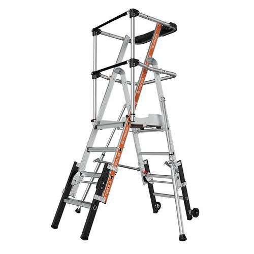 Regulowane podesty aluminiowe Raptorscopic Tubesca-Comabi