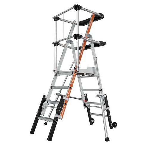 Regulowane podesty aluminiowe Raptorscopic Tubesca-Comabi
