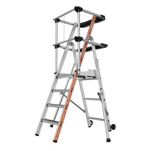 Podesty aluminiowe Raptor Tubesca-Comabi, dwie półki