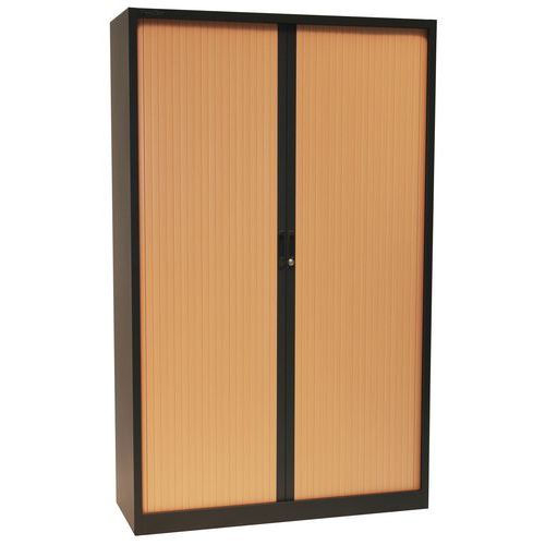 Metalowe szafy aktowe z roletą Manutan Expert, 4 półki, 195 x 120 x 45 cm
