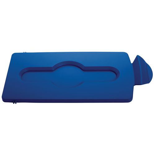 Zamykana pokrywa do stacji recyklingu Slim Jim_Rubbermaid