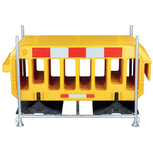 Stojaki transportowe z 15 barierkami – zestaw