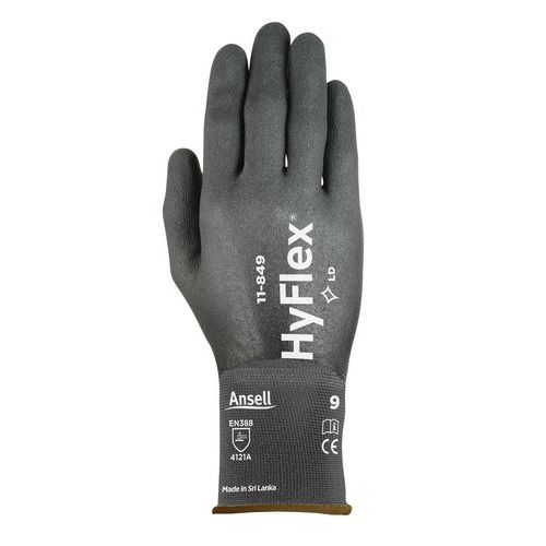 Rękawice nylonowe Ansell HyFlex® 11-849 powlekane nitrylem