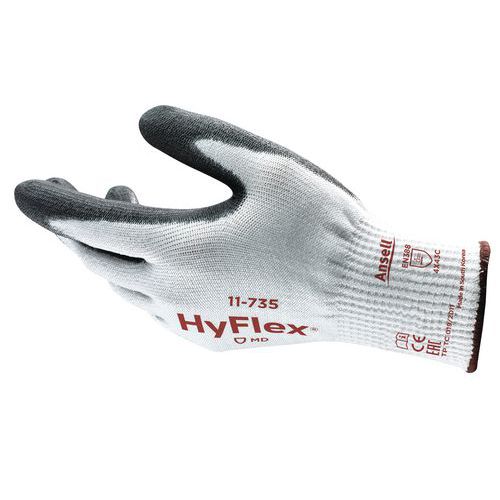 Rękawice robocze Ansell HyFlex® 11-735 częściowo powlekane poliuretanem