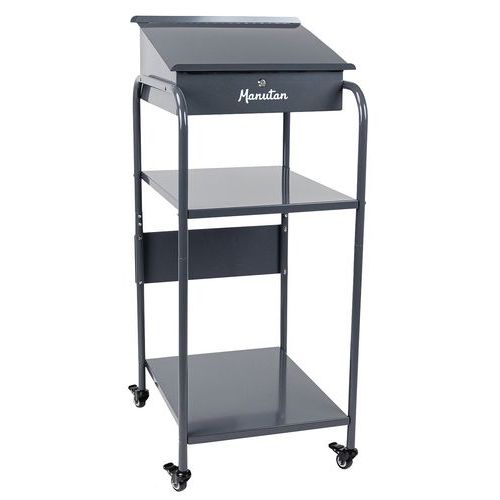 Mobilny pulpit warsztatowy Manutan Expert, 126 x 52 x 62,5 cm Mobilny pulpit warsztatowy Manutan Expert, 126 x 52 x 62,5 cm