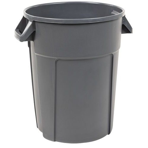 Plastikowe kosze na śmieci Manutan Expert Pure, pojemność 85 l