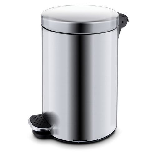 Metalowe kosze na śmieci Basic, pojemność 12 l