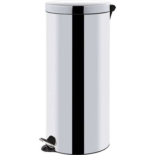 Metalowe kosze na śmieci Basic, pojemność 30 l