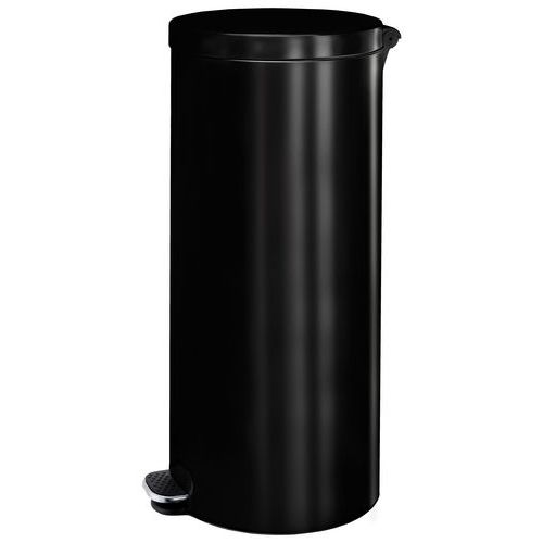 Metalowe kosze na śmieci Basic, pojemność 30 l