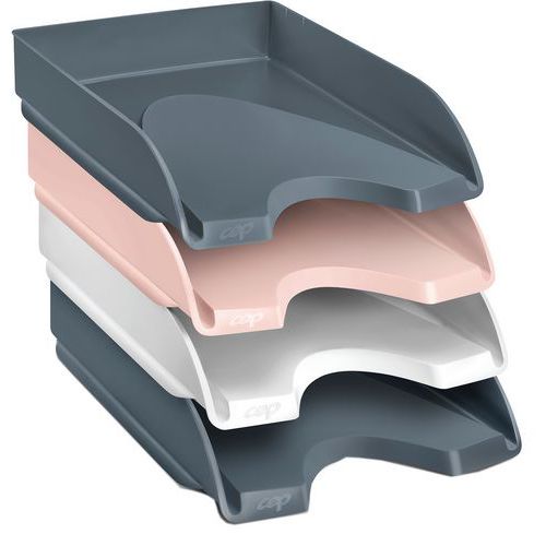 Zestaw 4 tacek na dokumenty Minéral, różne kolory - CEP