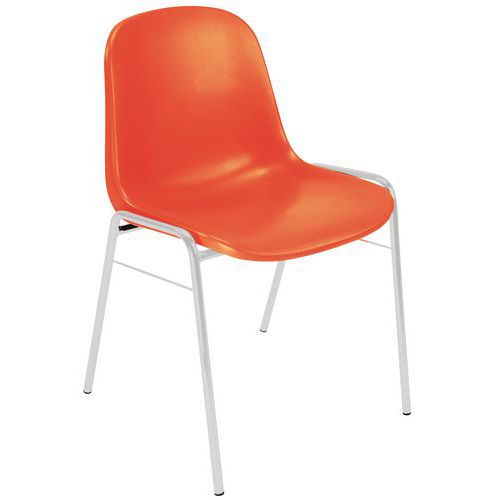 Plastikowe krzesło do jadalni Manutan Expert Shell