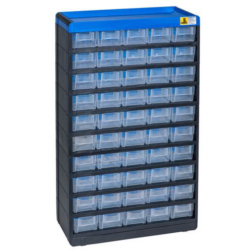 Organizer plastikowy VarioPlus Pro 53/100, 50 szuflad