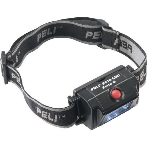 Latarka czołowa LED Peli 2610 Atex Strefa 0, zasięg 28 m