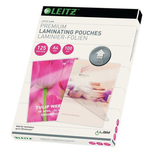 Kieszonki laminujące Leitz UDT A4 125 mic, 100 szt.