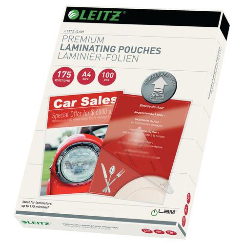 Kieszonki laminujące Leitz UDT A4 175 mic, 100 szt.