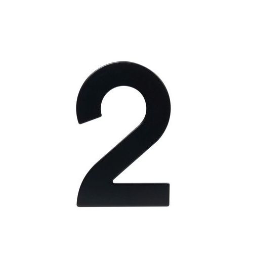 Numery ze stali nierdzewnej w wykonaniu 2D, wysokość 95 mm