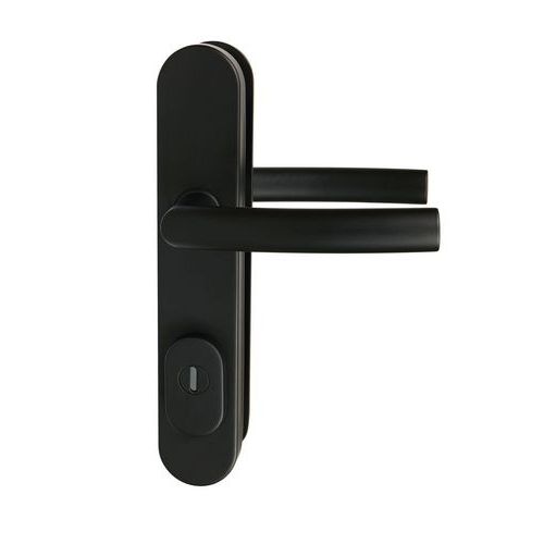 Okucia zabezpieczające aluminiowe R711, klamka/klamka z wkładką, ZB.90, TB3