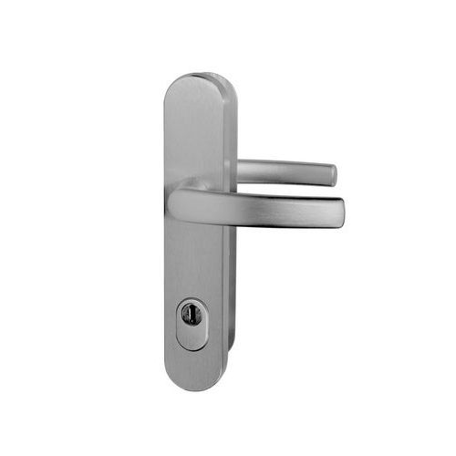 Okucia zabezpieczające aluminiowe R111, klamka/klamka z osłoną wkładu, ZA.72, TB3