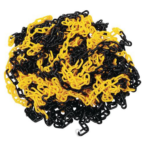 Plastikowe łańcuchy do słupków odgradzających Manutan Expert, 25 cm Plastikowe łańcuchy do słupków odgradzających Manutan Expert, 25 cm