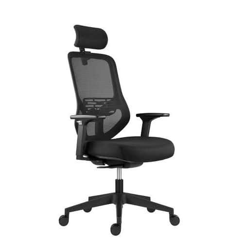 Krzesło biurowe Atomic, czarne