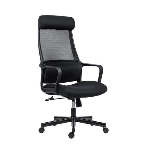 Krzesło biurowe Faro, czarne