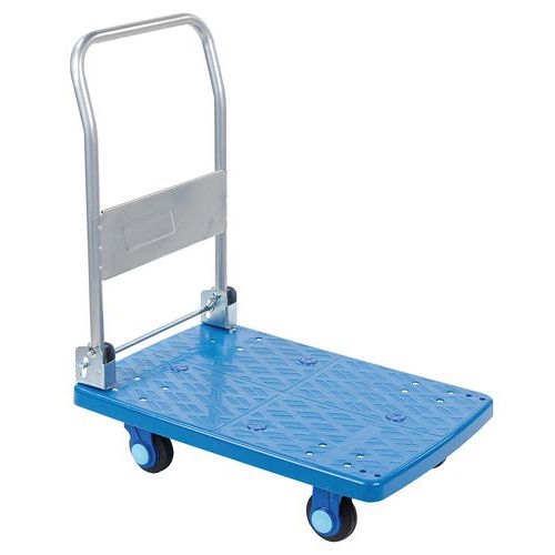 Wózek platformowy ze składanym uchwytem Manutan Expert Board, do 200 kg Wózek platformowy ze składanym uchwytem Manutan Expert Board, do 200 kg