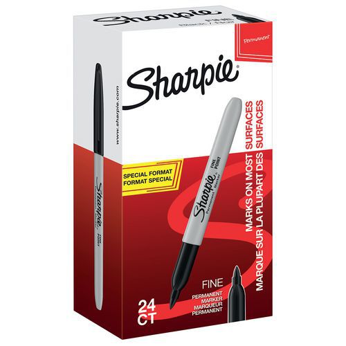 Markery permanentne Sharpie, 24 szt.