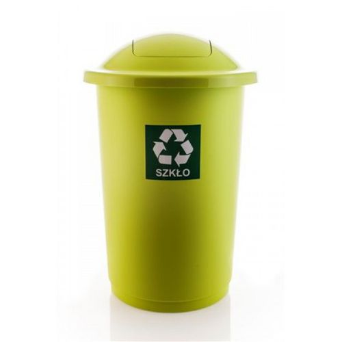 Plastikowy kosz do segregacji odpadów, 50l