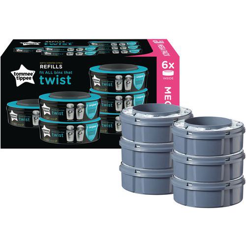 Wkład plastikowych osłonek na pieluchy_Tommee Tippee